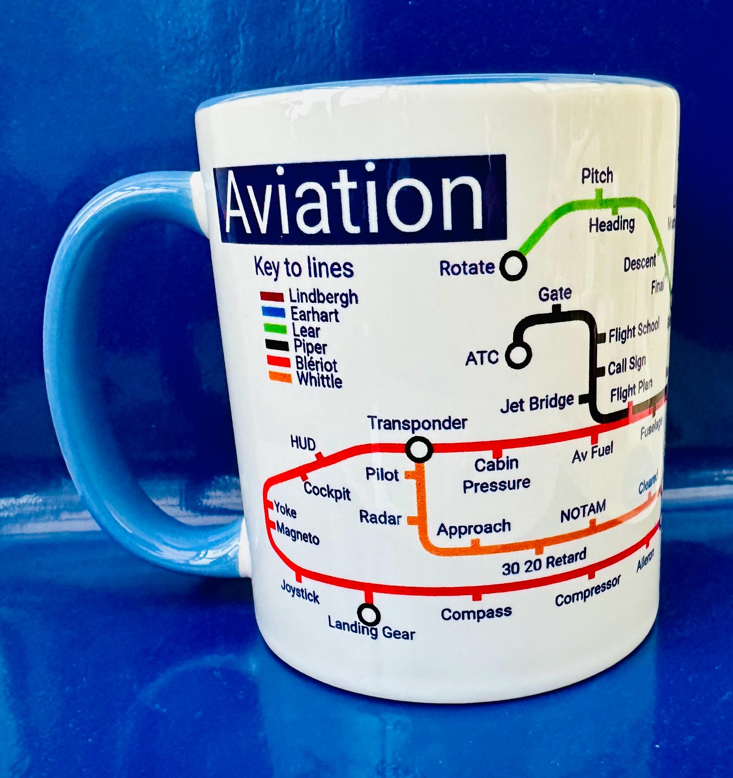 Aviation Metro Mug – AvGeek Gift, Airport Pilot Lingo