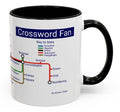 Crossword Metro Mug: Cryptic Puzzle Fan Gift