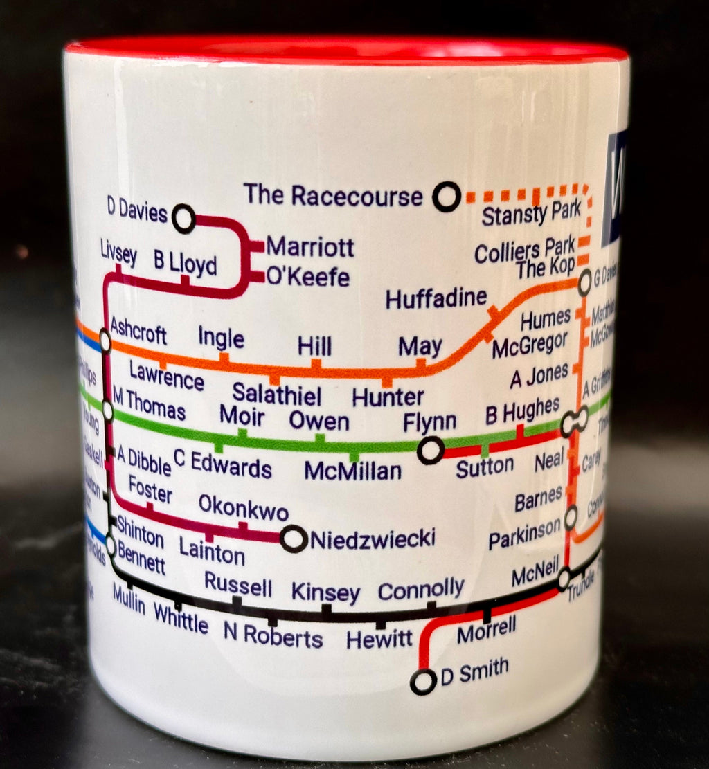 Wrexham Football Legends Mug: Racecourse Memories Fan Gift
