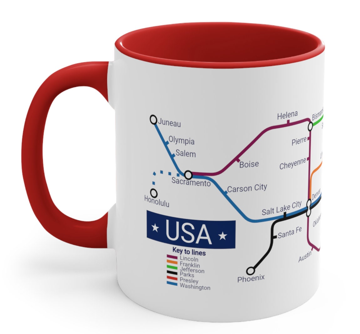 Custom / Personalised Metro Mug -  Create your own unique journey for end of term, sports,birthdays,wedding,new baby, anniversary,graduation