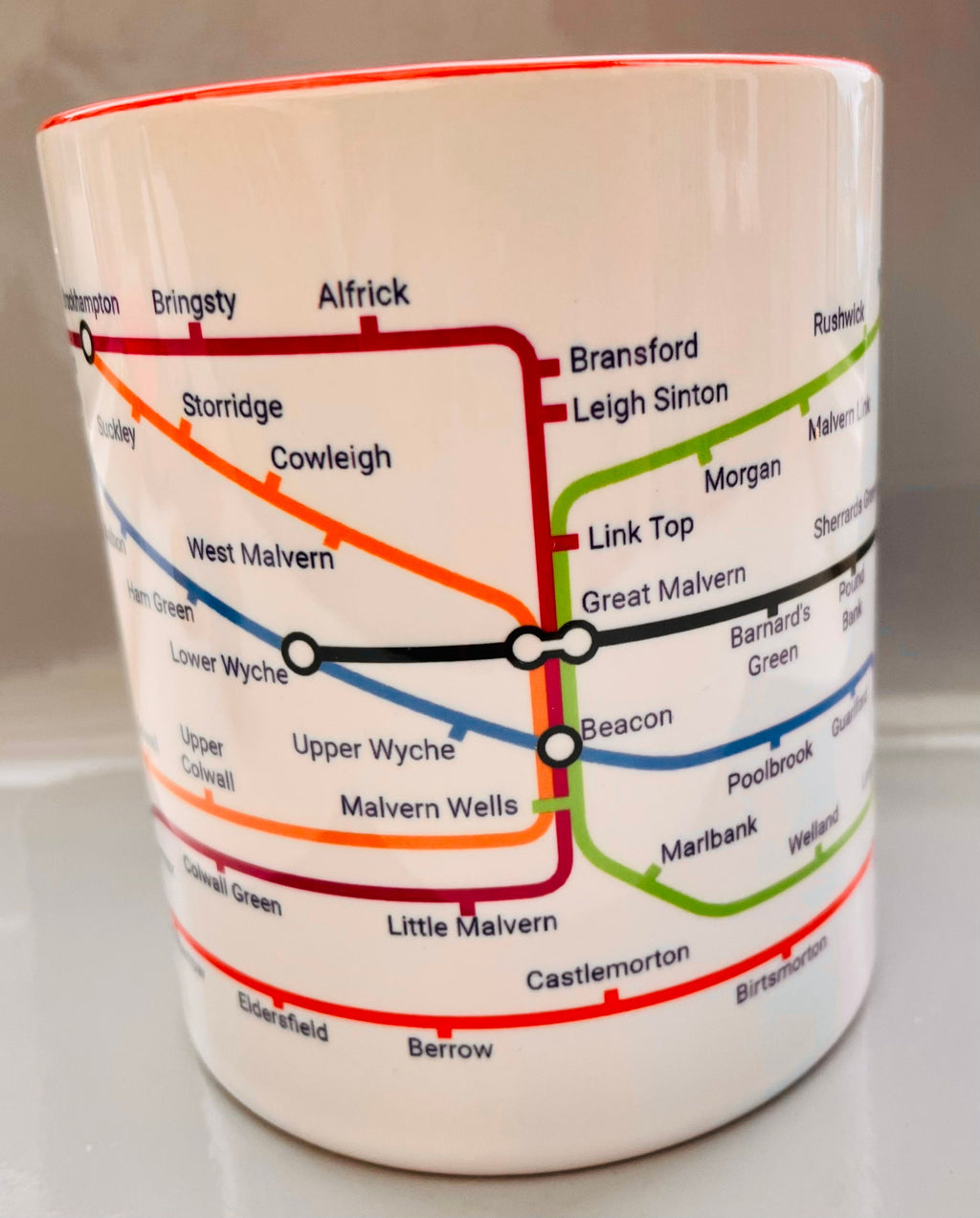 Malvern Metro Mug: Hills Journey Ceramic Coffee Cup