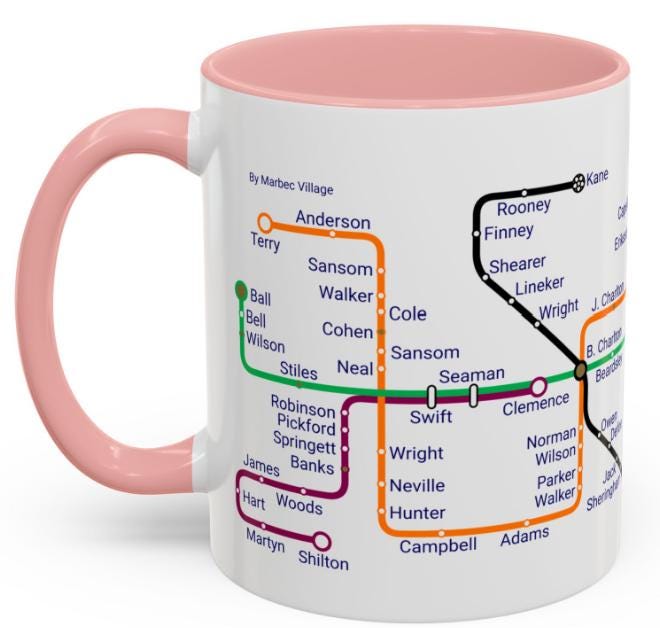 England Metro Mug – Legends & Icons Edition