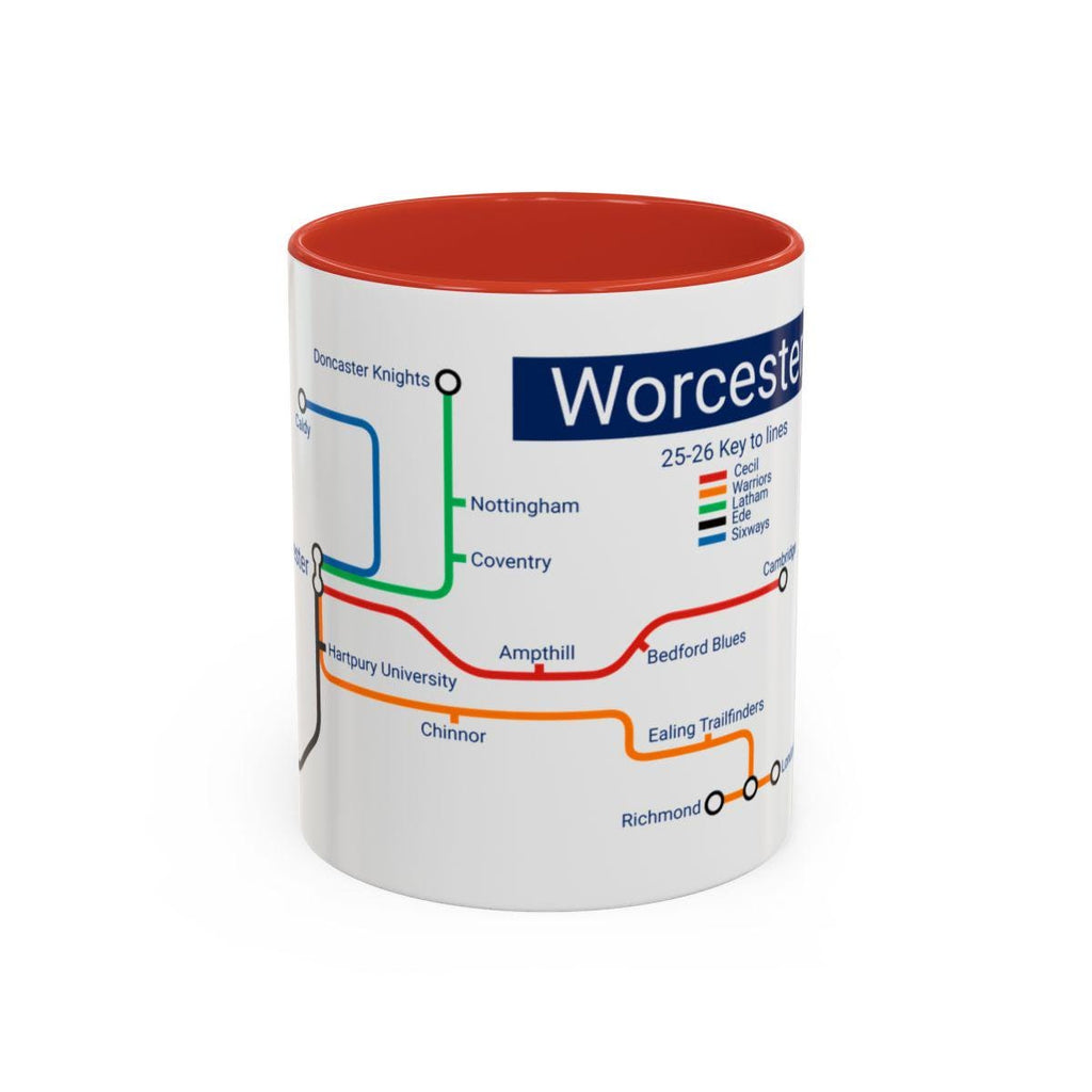 Worcester Rugby Mug: 2025/26 Season Fixtures, Rugby Fan Gift - Back in the City!