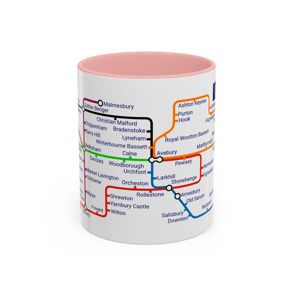 Wiltshire Metro Mug: UK County Landmarks, Travel Gift