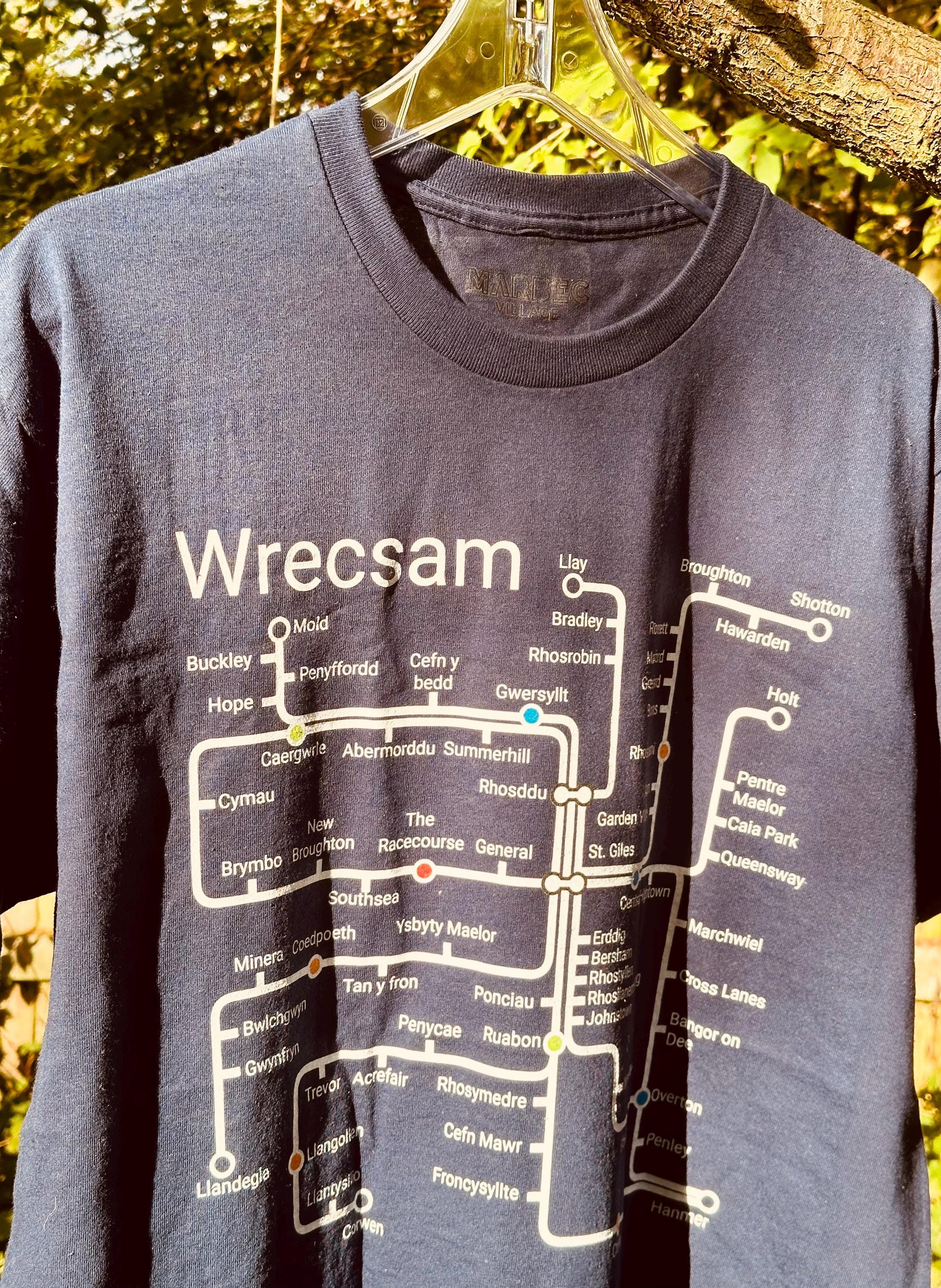 Wrexham metro TShirt. Hammer to Shotton