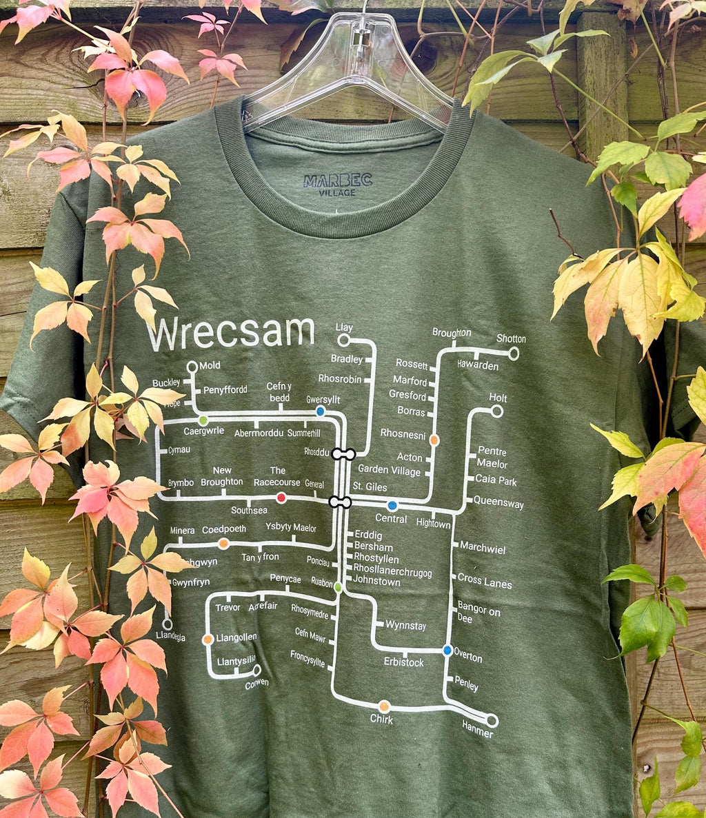 Wrexham metro TShirt. Hammer to Shotton