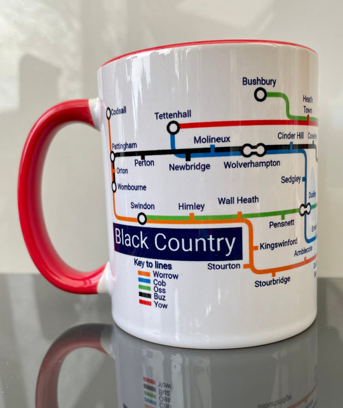 Black Country themed metro mug
