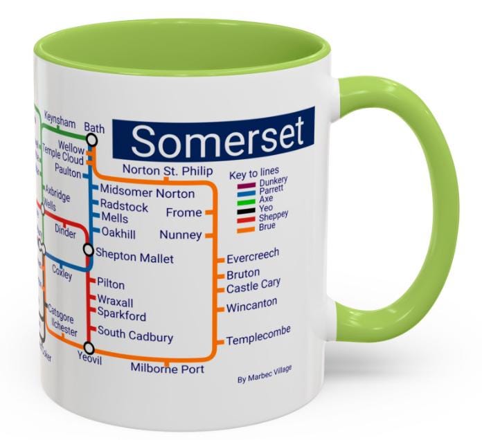 Somerset Metro Mug: 11oz Ceramic Coffee Cup