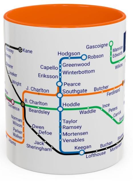 England Metro Mug – Legends & Icons Edition