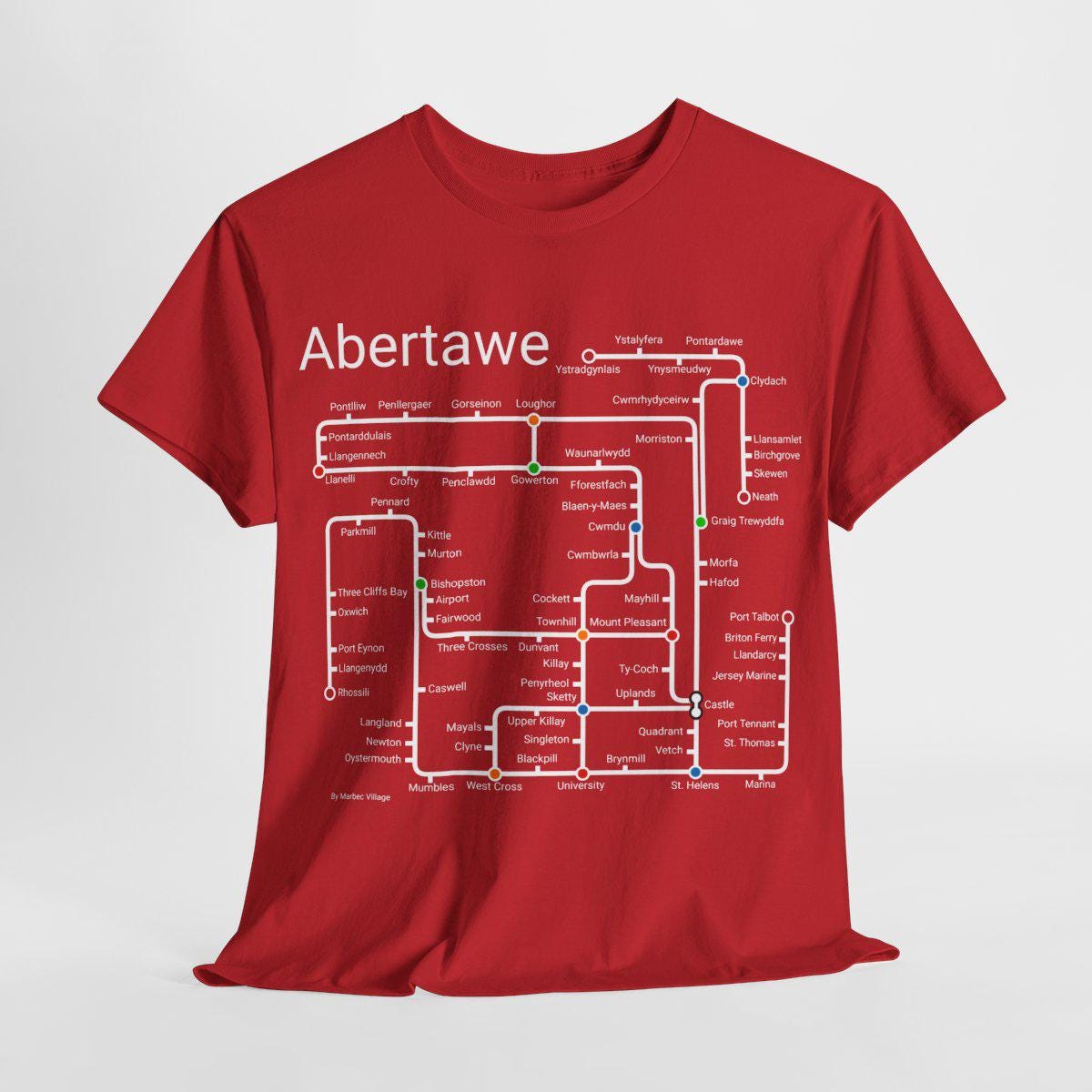Swansea metro TShirt. Ystradgynlais to Mumbles/  Abertawe