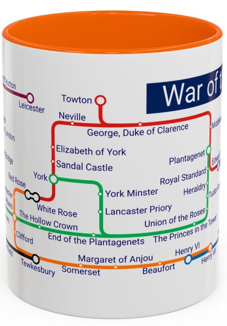 War of the Roses Metro Mug