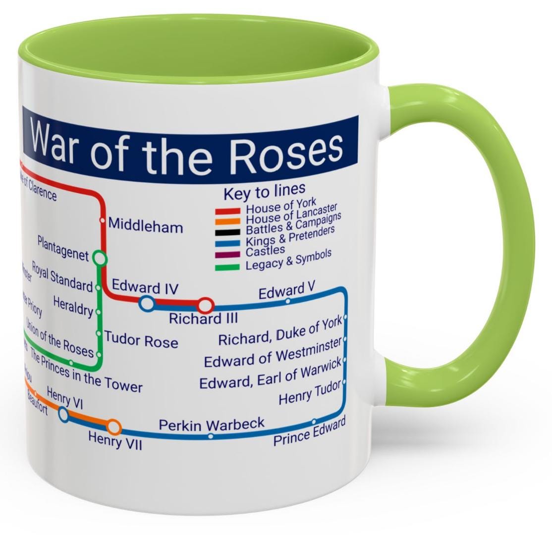 War of the Roses Metro Mug