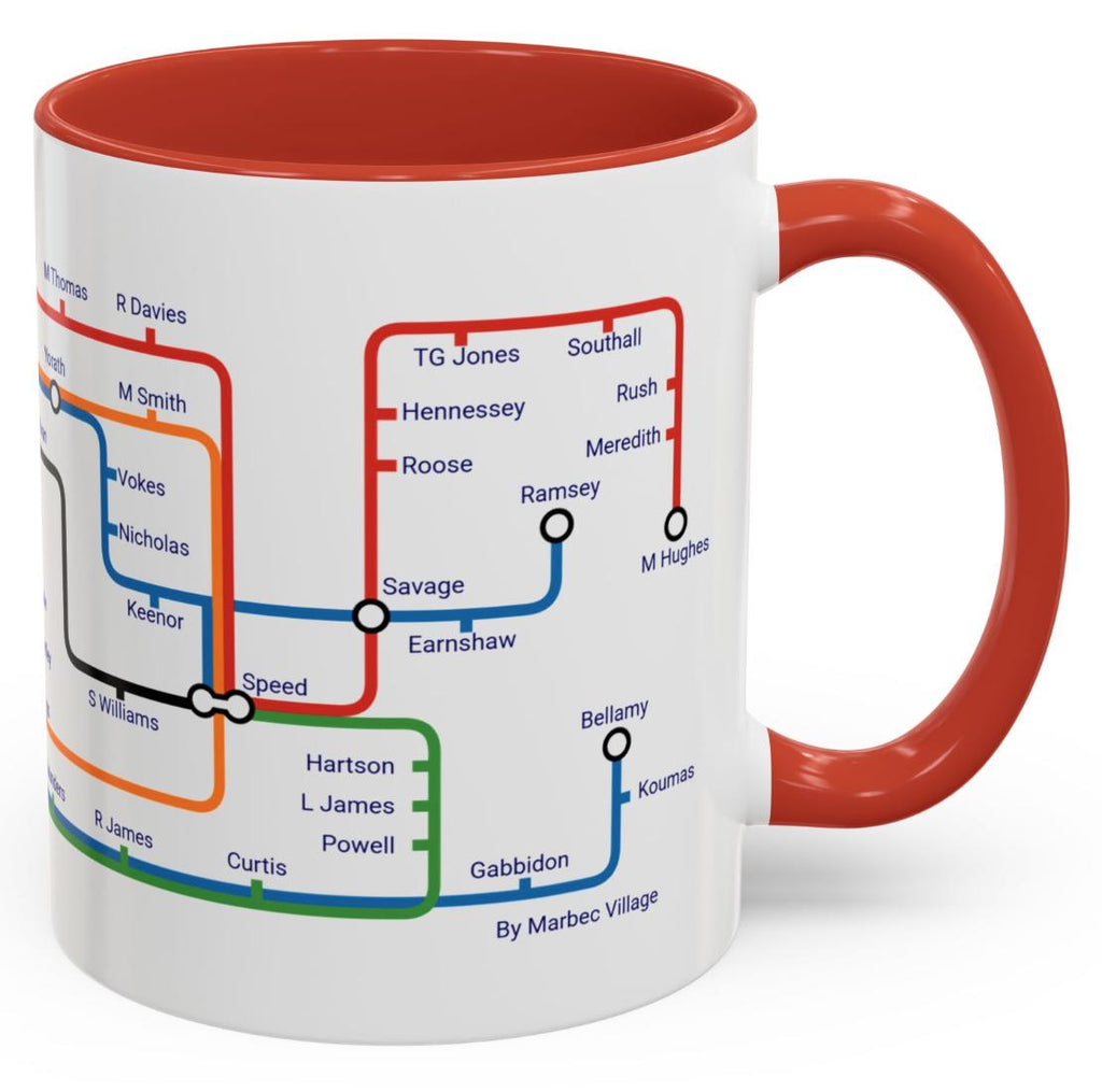 Welsh Footballers Metro Mug: Wales Legends & Football Spirit