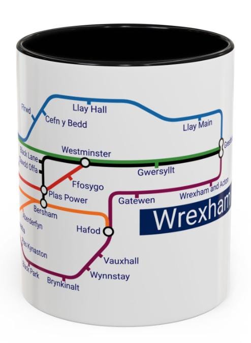Wrexham Collieries Metro Mug: Coal Mining Heritage Tribute