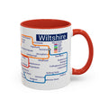 Wiltshire Metro Mug: UK County Landmarks, Travel Gift