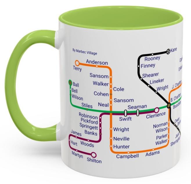 England Metro Mug – Legends & Icons Edition