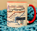 Birmingham Metro Map Mug: Unique Local Gift