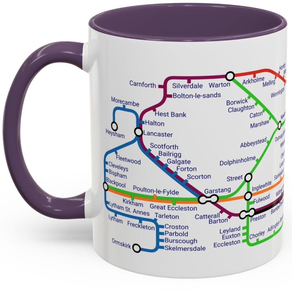Lancashire Metro Mug: Unique Local Gift - Love Lancs