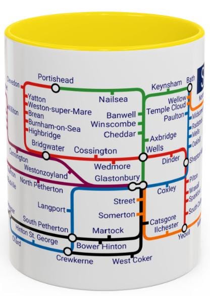 Somerset Metro Mug: 11oz Ceramic Coffee Cup