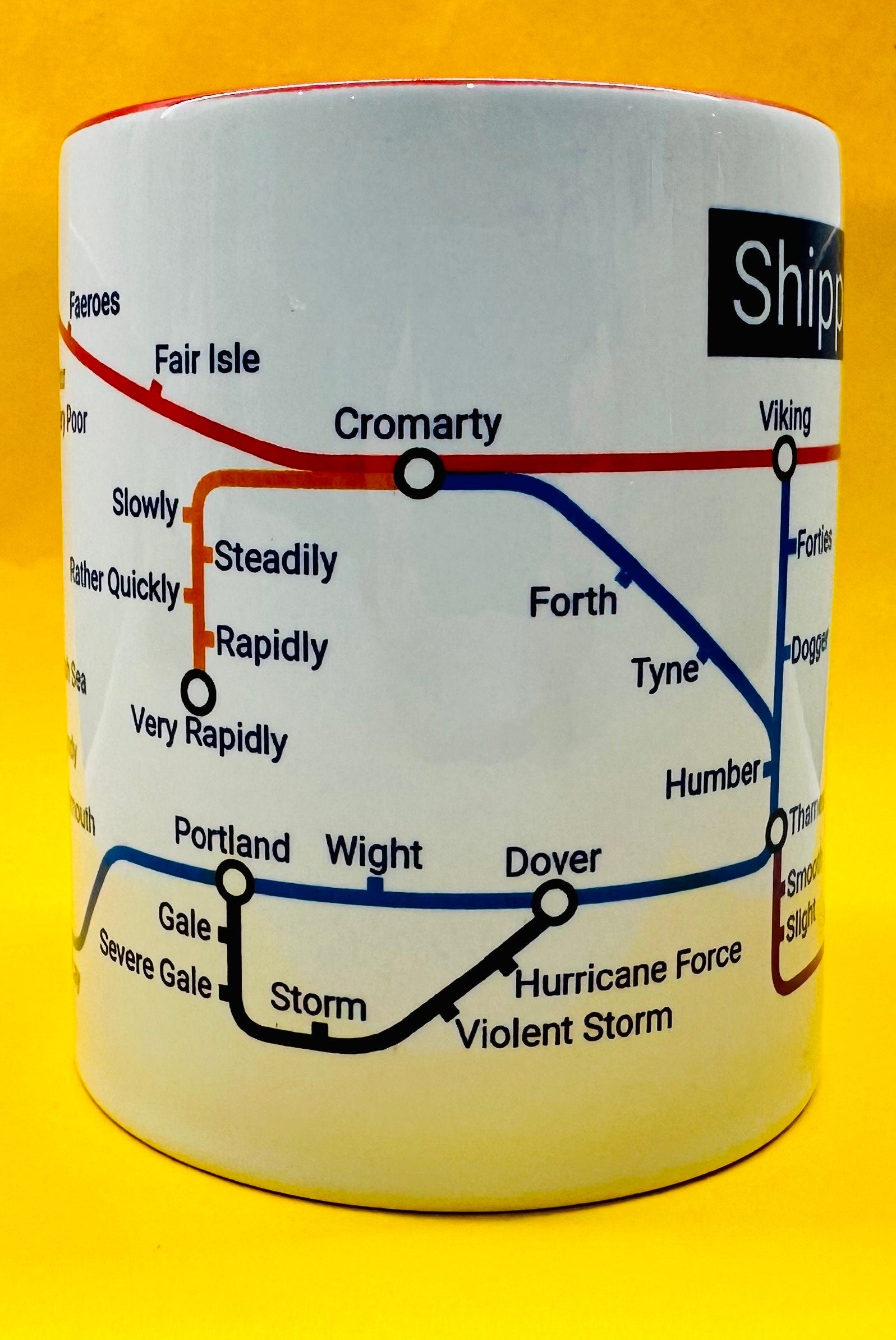 Shipping Forecast Mug: BBC Radio 4 Nautical Gift