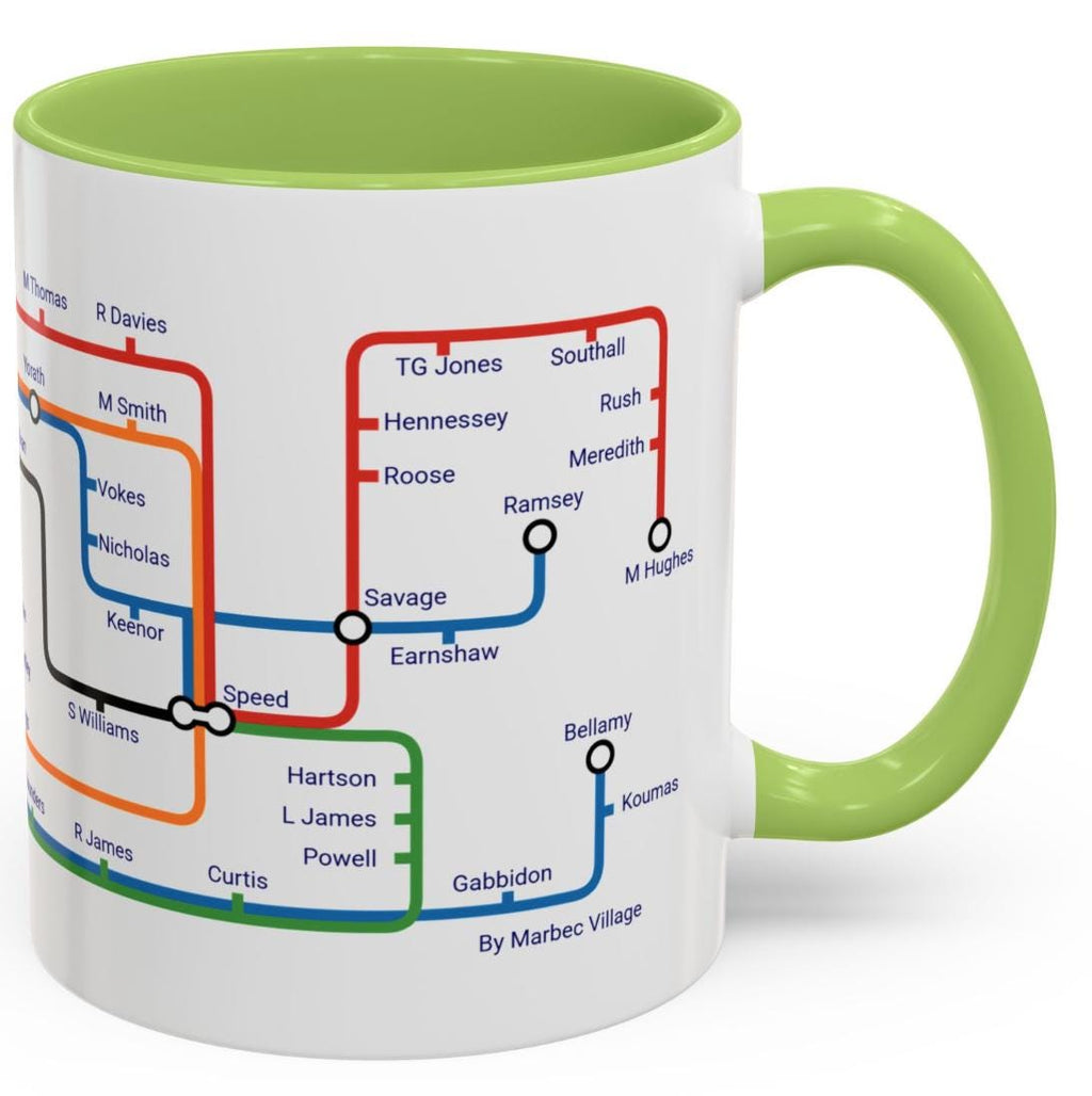 Welsh Footballers Metro Mug: Wales Legends & Football Spirit