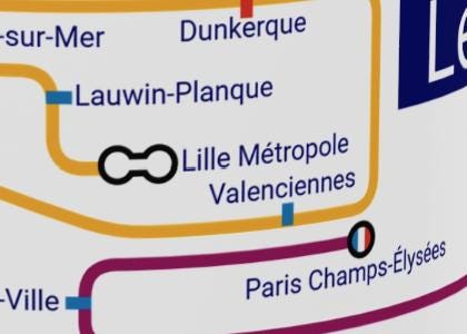 Tour de France 2025 Metro Mug: Cycling Gift, Metro Design