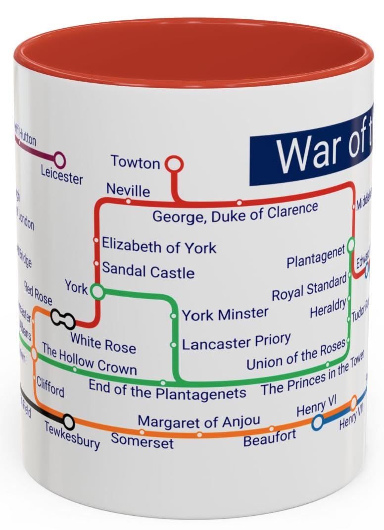 War of the Roses Metro Mug