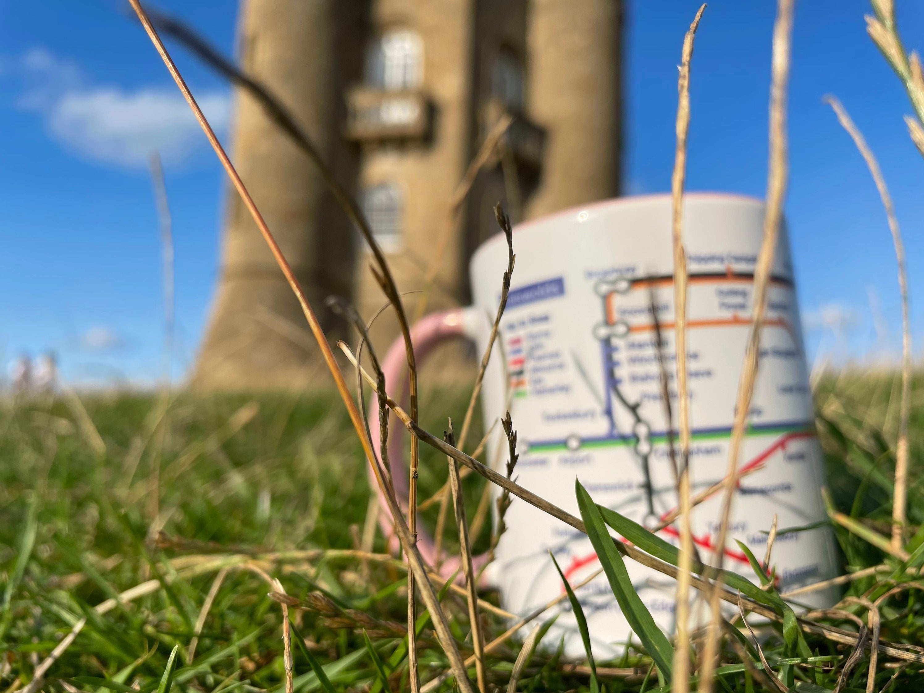Cotswolds Metro Map Mug: Unique England Travel Gift