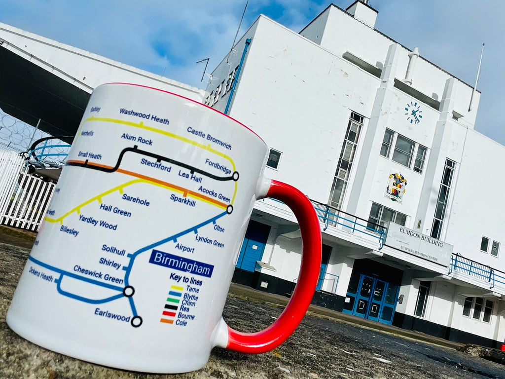 Birmingham Metro Map Mug: Unique Local Gift