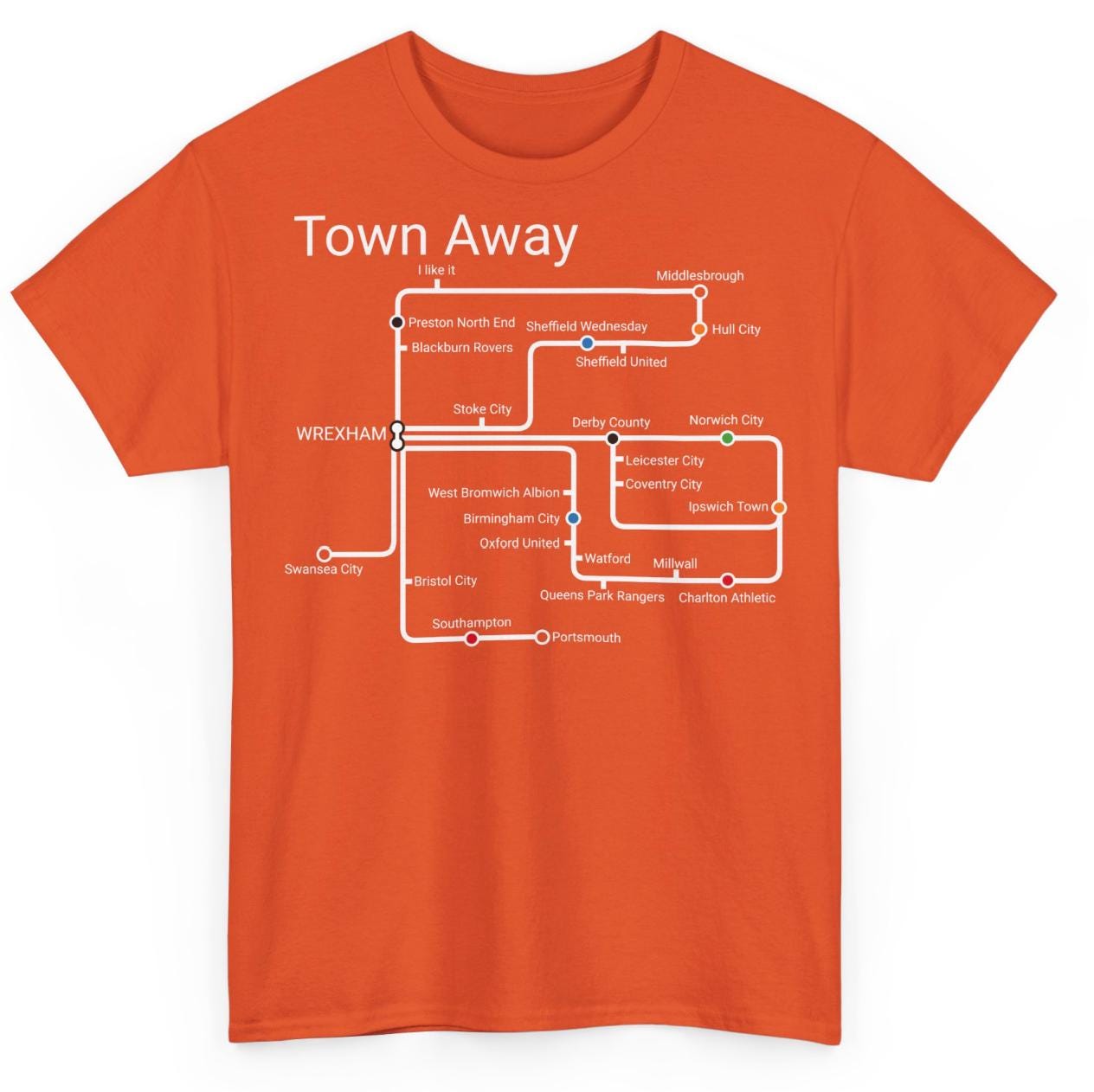 Wrexham Away T-Shirt: 25/26 Season Fan Apparel