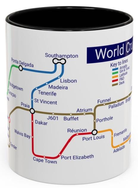 World Cruise 26 - Arcadia -  Metro Design - Limited Edition